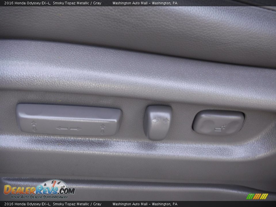 2016 Honda Odyssey EX-L Smoky Topaz Metallic / Gray Photo #17