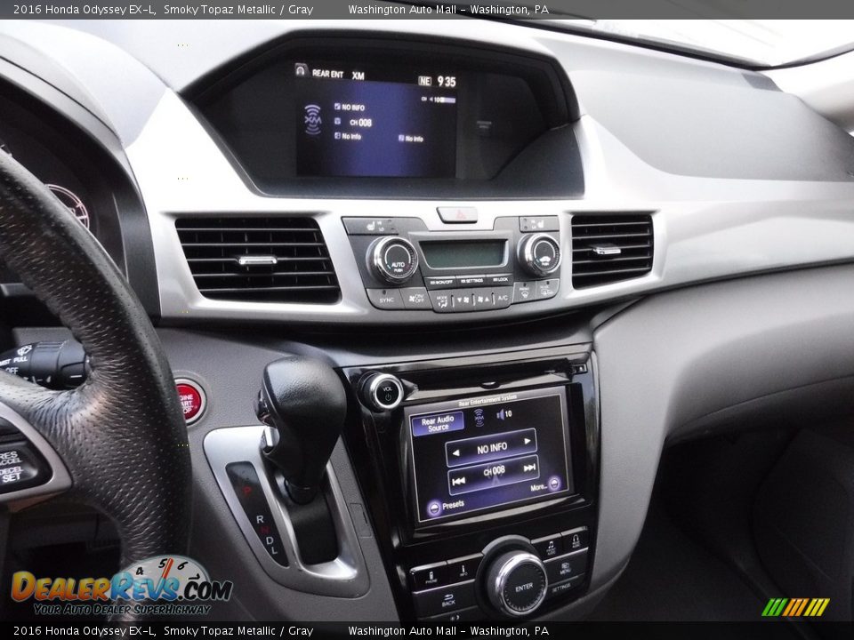 2016 Honda Odyssey EX-L Smoky Topaz Metallic / Gray Photo #18