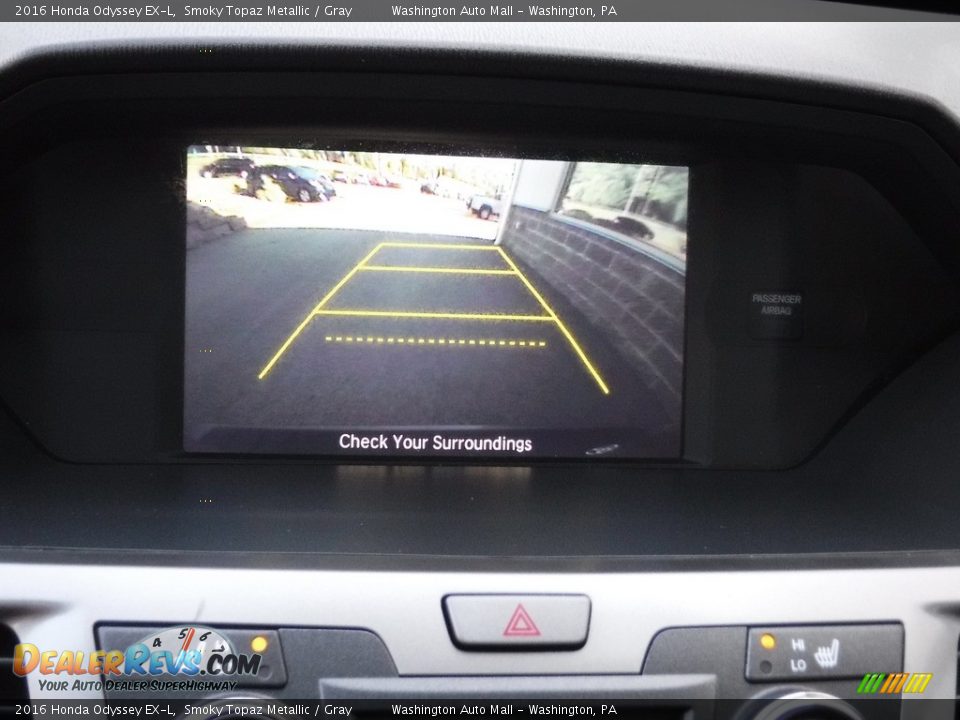 2016 Honda Odyssey EX-L Smoky Topaz Metallic / Gray Photo #19