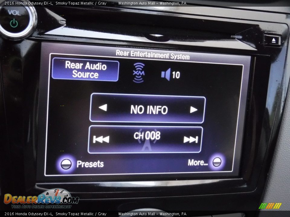 2016 Honda Odyssey EX-L Smoky Topaz Metallic / Gray Photo #20