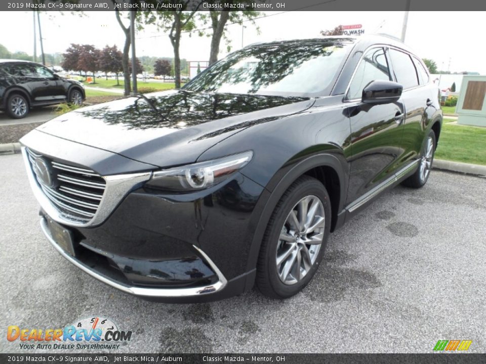 Jet Black Mica 2019 Mazda CX-9 Signature AWD Photo #3