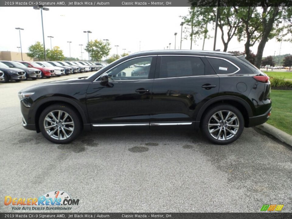 Jet Black Mica 2019 Mazda CX-9 Signature AWD Photo #4