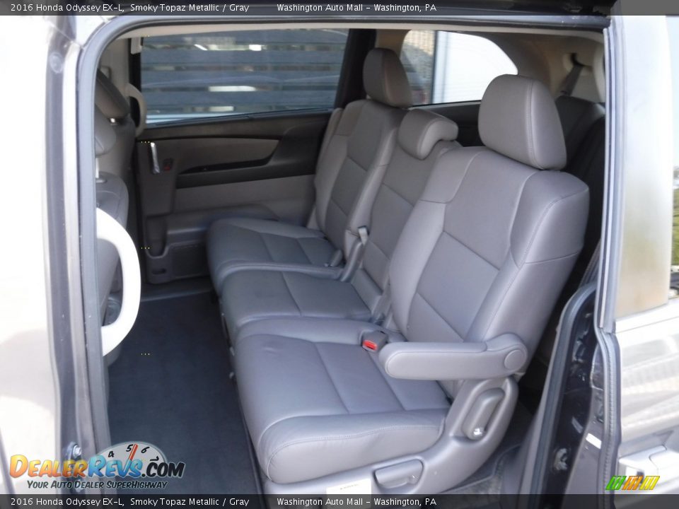 2016 Honda Odyssey EX-L Smoky Topaz Metallic / Gray Photo #24