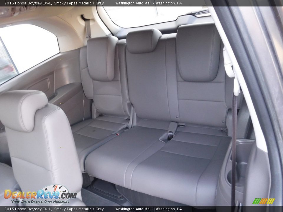 2016 Honda Odyssey EX-L Smoky Topaz Metallic / Gray Photo #25