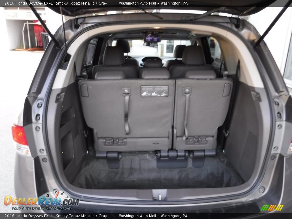 2016 Honda Odyssey EX-L Smoky Topaz Metallic / Gray Photo #26