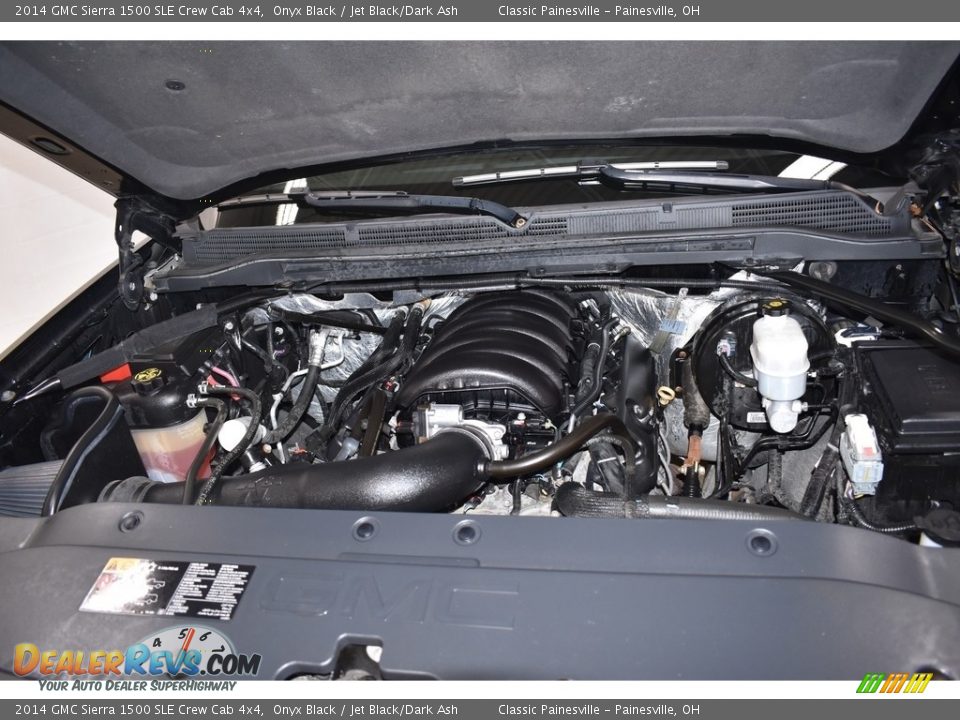 2014 GMC Sierra 1500 SLE Crew Cab 4x4 Onyx Black / Jet Black/Dark Ash Photo #6