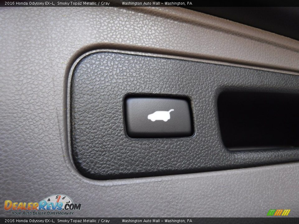 2016 Honda Odyssey EX-L Smoky Topaz Metallic / Gray Photo #27