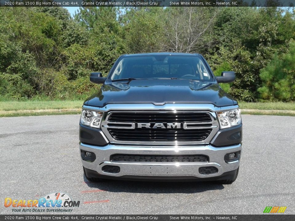 2020 Ram 1500 Big Horn Crew Cab 4x4 Granite Crystal Metallic / Black/Diesel Gray Photo #3