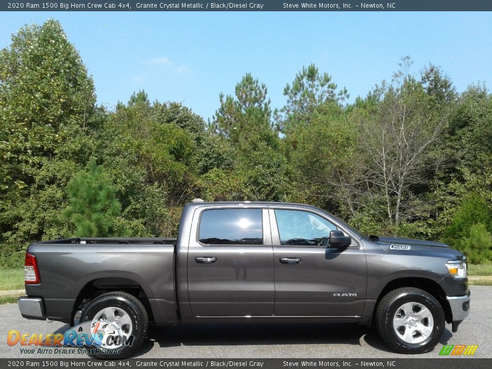 2020 Ram 1500 Big Horn Crew Cab 4x4 Granite Crystal Metallic / Black/Diesel Gray Photo #5