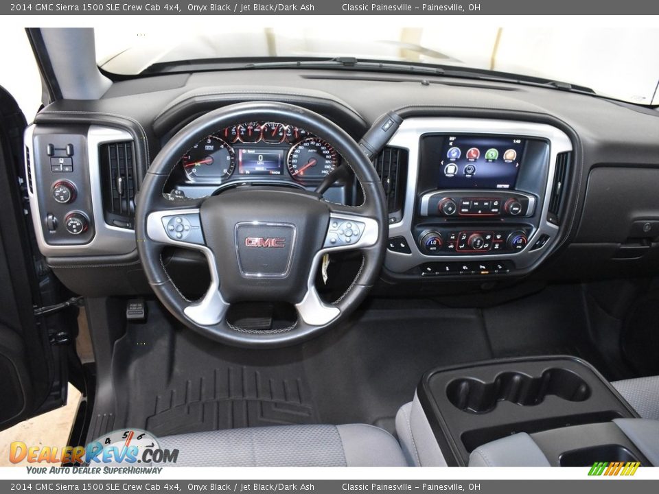 2014 GMC Sierra 1500 SLE Crew Cab 4x4 Onyx Black / Jet Black/Dark Ash Photo #12