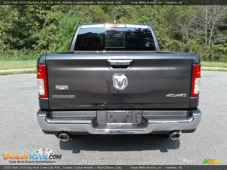 2020 Ram 1500 Big Horn Crew Cab 4x4 Granite Crystal Metallic / Black/Diesel Gray Photo #7