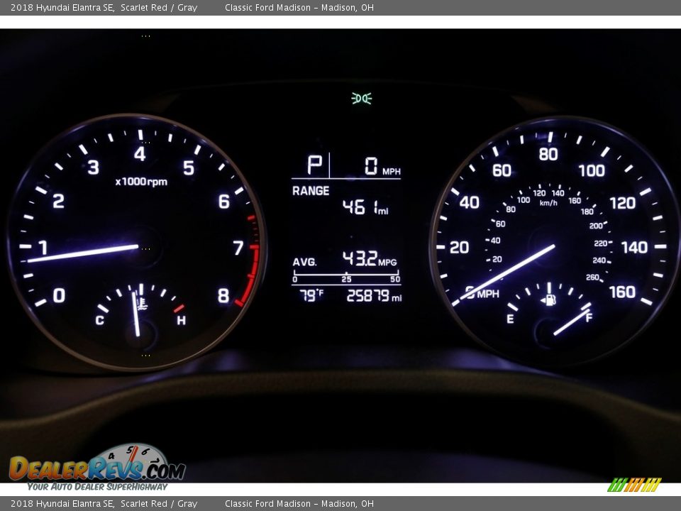2018 Hyundai Elantra SE Scarlet Red / Gray Photo #7