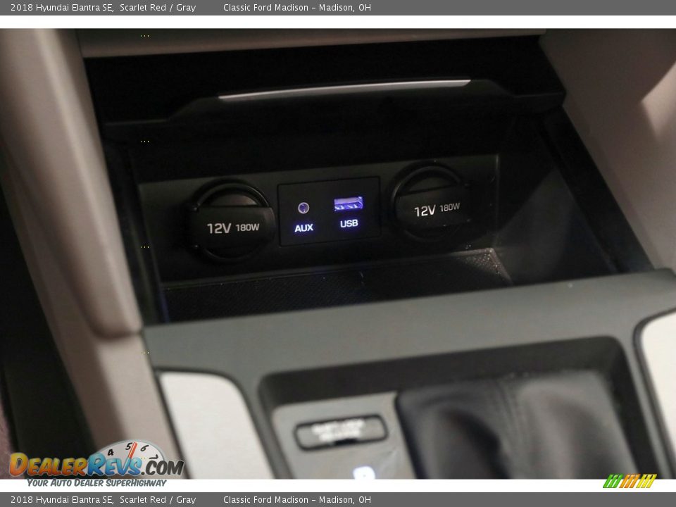 2018 Hyundai Elantra SE Scarlet Red / Gray Photo #10