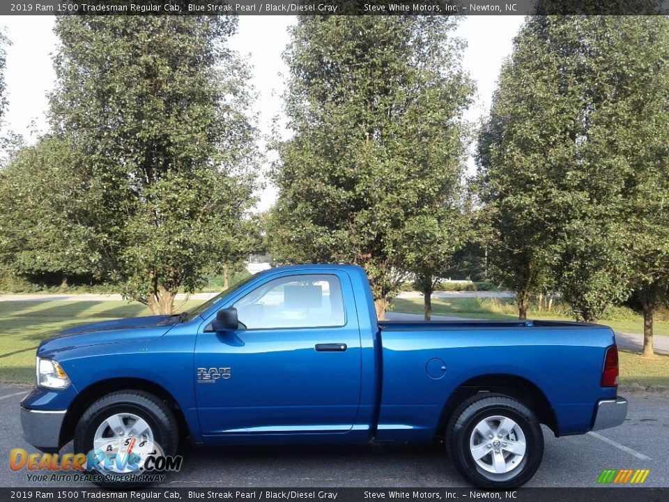 2019 Ram 1500 Tradesman Regular Cab Blue Streak Pearl / Black/Diesel Gray Photo #1