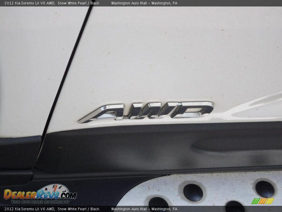 2012 Kia Sorento LX V6 AWD Snow White Pearl / Black Photo #6