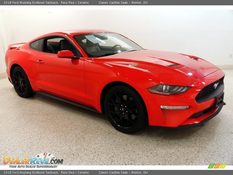 2018 Ford Mustang EcoBoost Fastback Race Red / Ceramic Photo #1