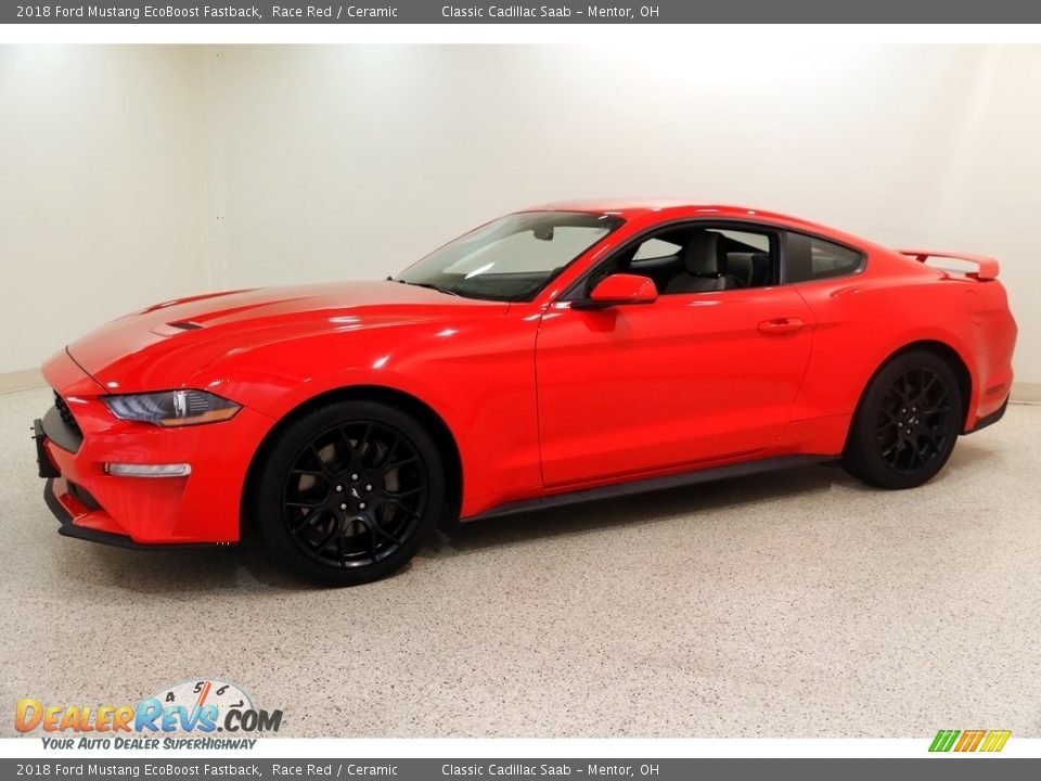 2018 Ford Mustang EcoBoost Fastback Race Red / Ceramic Photo #3