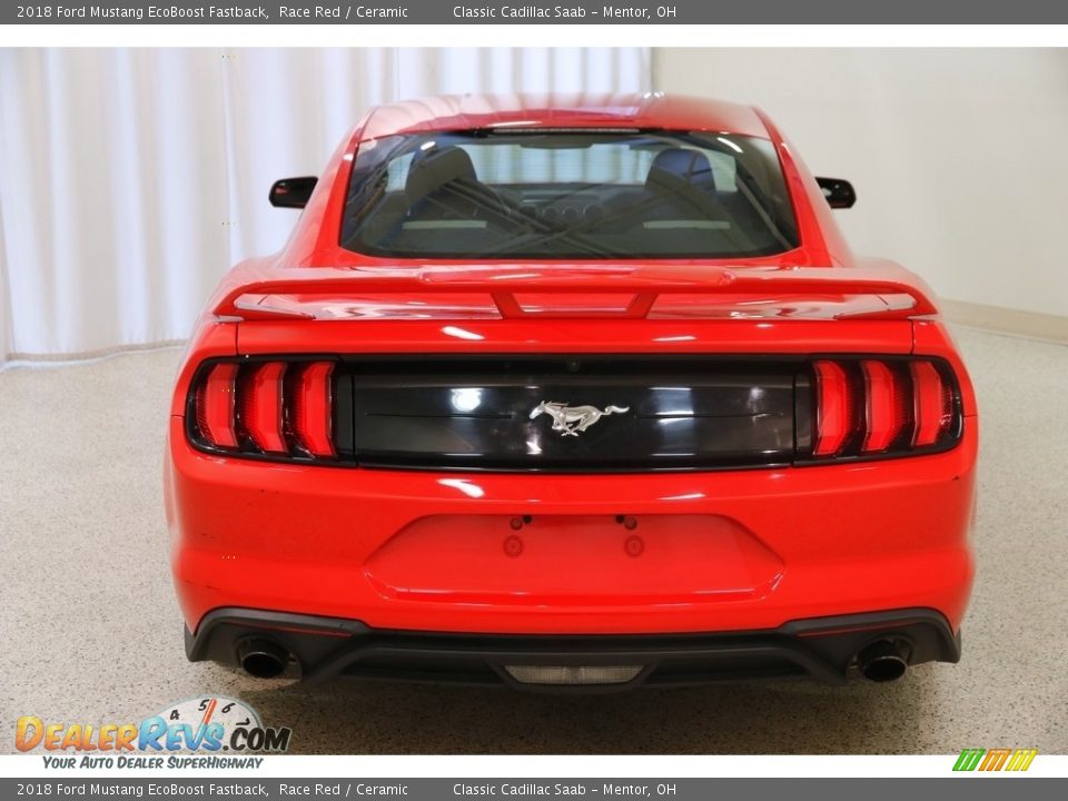 2018 Ford Mustang EcoBoost Fastback Race Red / Ceramic Photo #18