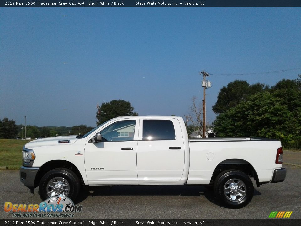 2019 Ram 3500 Tradesman Crew Cab 4x4 Bright White / Black Photo #1