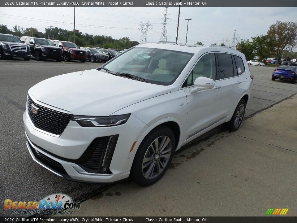 2020 Cadillac XT6 Premium Luxury AWD Crystal White Tricoat / Cirrus Photo #1
