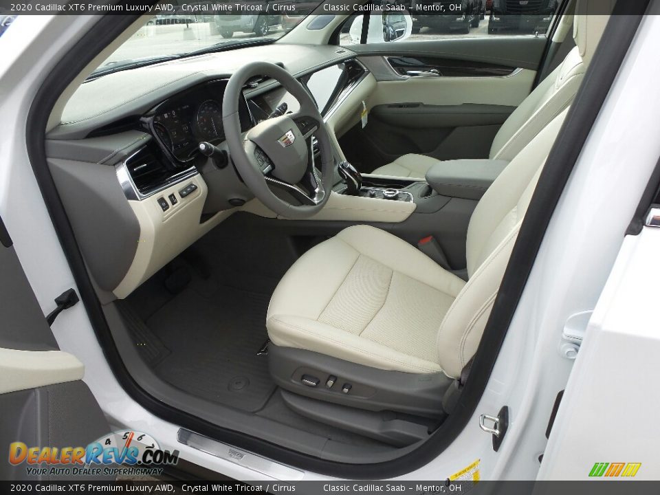 2020 Cadillac XT6 Premium Luxury AWD Crystal White Tricoat / Cirrus Photo #3