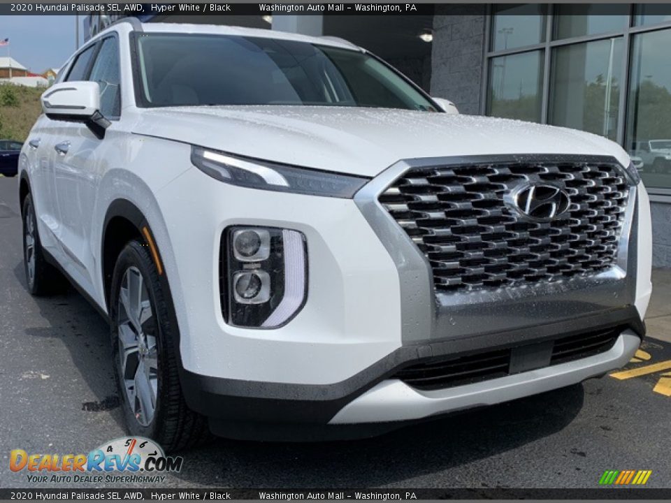 2020 Hyundai Palisade SEL AWD Hyper White / Black Photo #1