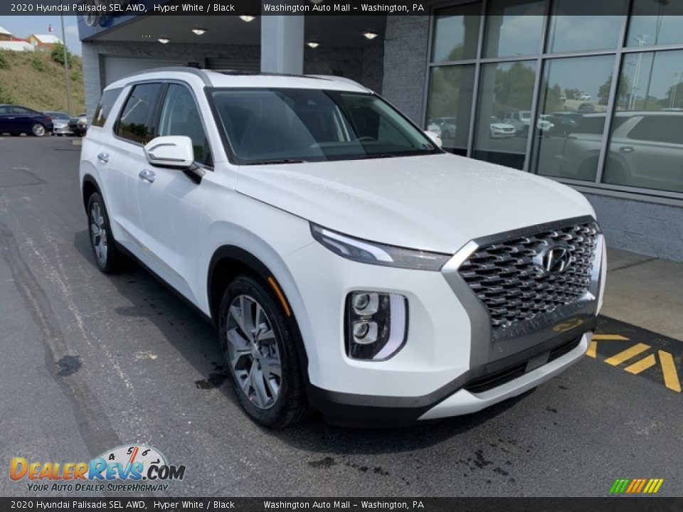 2020 Hyundai Palisade SEL AWD Hyper White / Black Photo #2