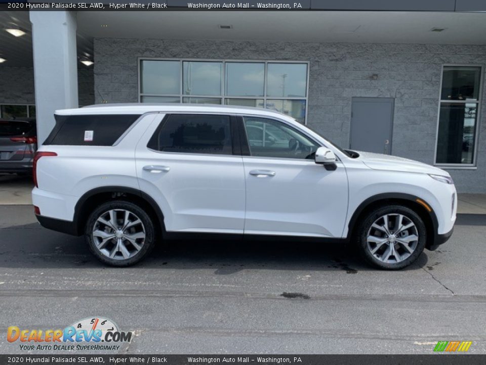 2020 Hyundai Palisade SEL AWD Hyper White / Black Photo #3
