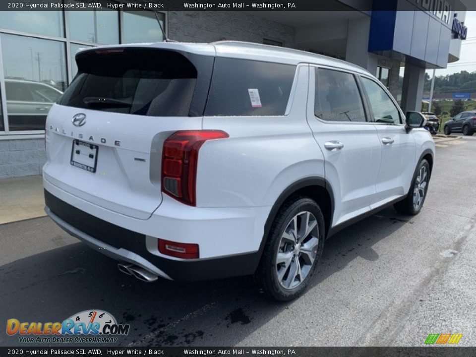 2020 Hyundai Palisade SEL AWD Hyper White / Black Photo #4