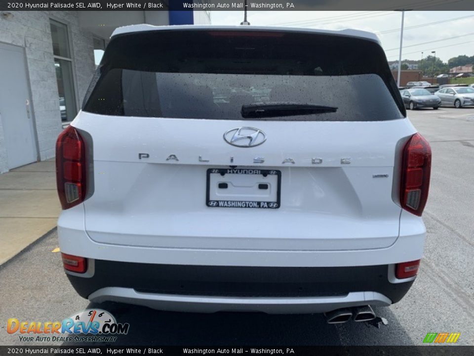 2020 Hyundai Palisade SEL AWD Hyper White / Black Photo #5