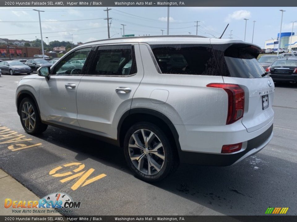 2020 Hyundai Palisade SEL AWD Hyper White / Black Photo #6