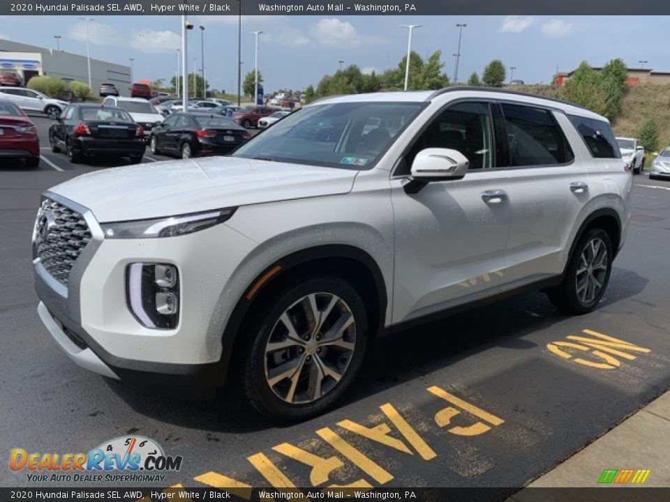 2020 Hyundai Palisade SEL AWD Hyper White / Black Photo #7