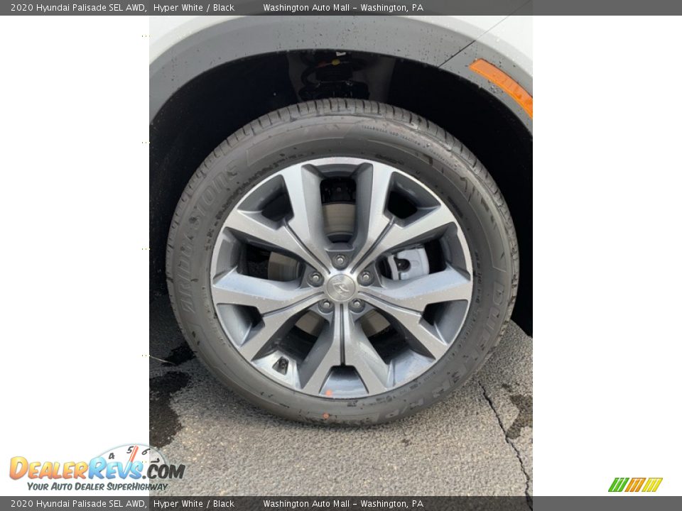 2020 Hyundai Palisade SEL AWD Hyper White / Black Photo #33