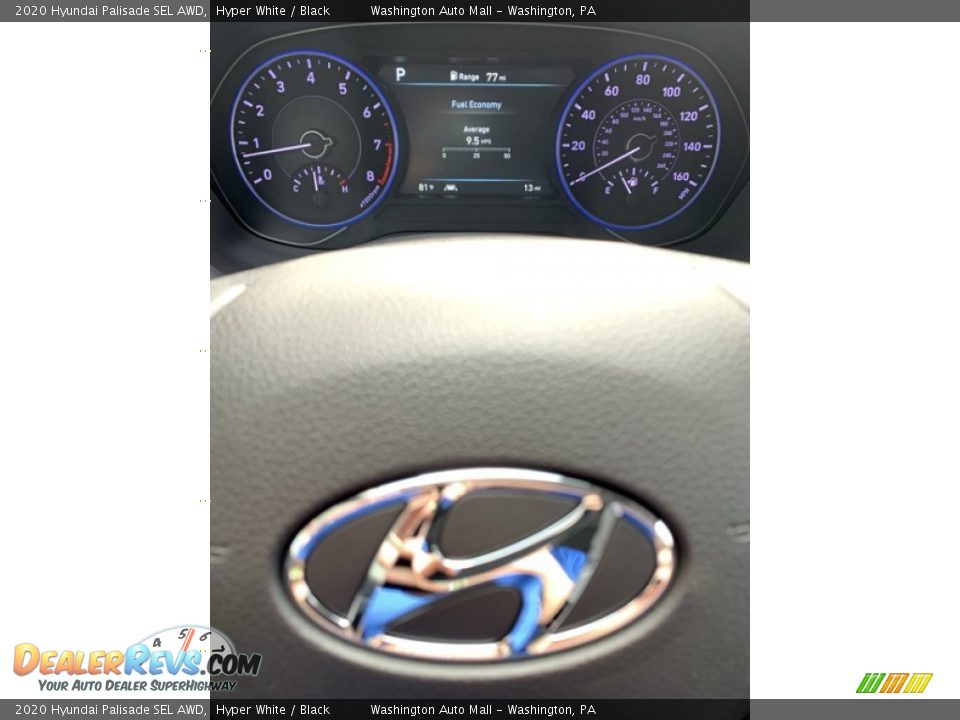 2020 Hyundai Palisade SEL AWD Hyper White / Black Photo #34