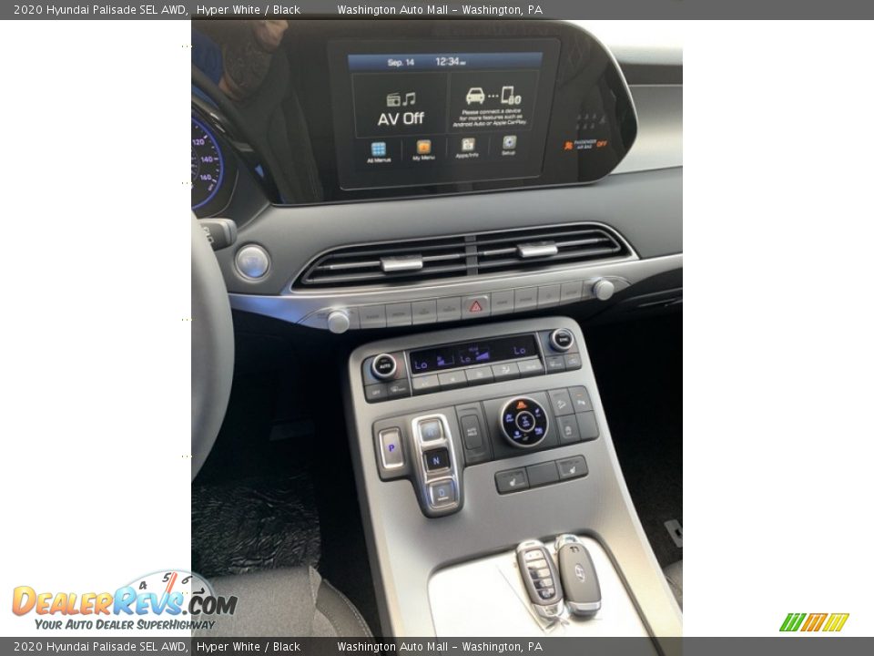 2020 Hyundai Palisade SEL AWD Hyper White / Black Photo #35