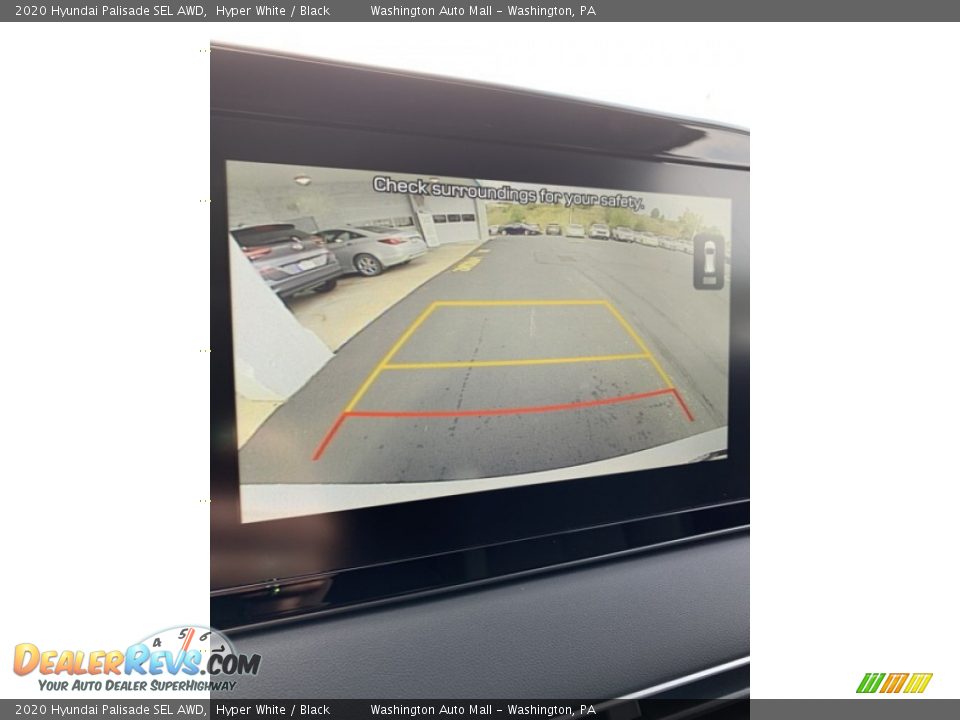 2020 Hyundai Palisade SEL AWD Hyper White / Black Photo #36