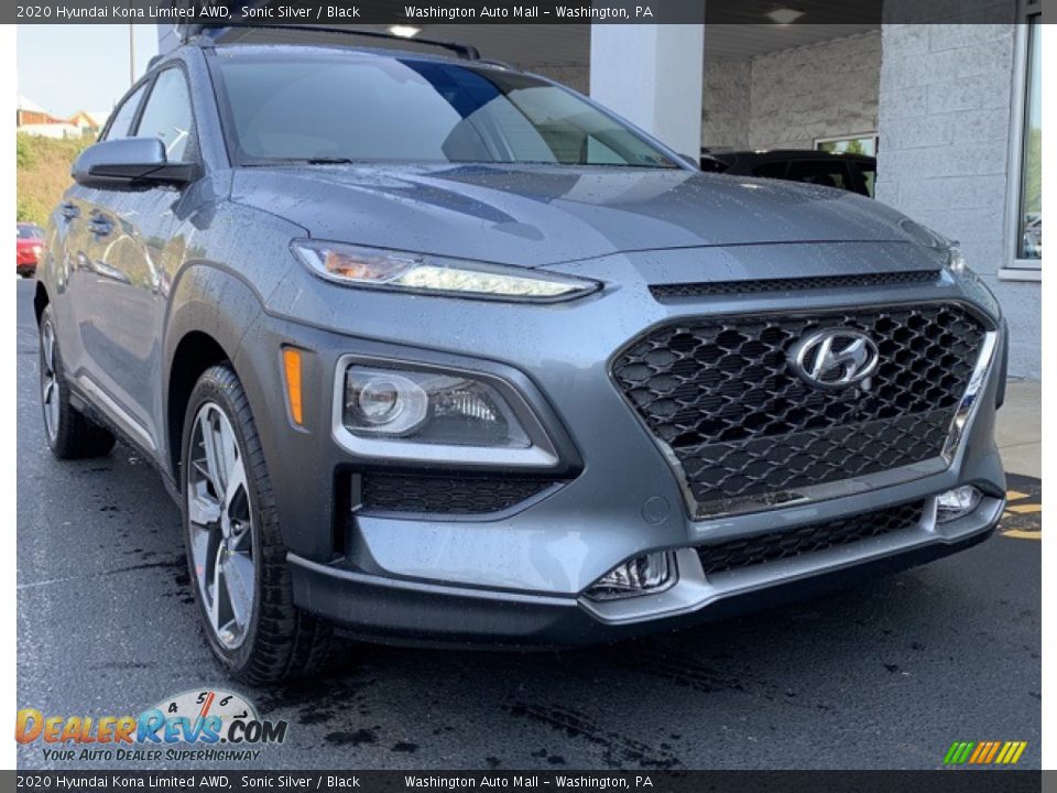 2020 Hyundai Kona Limited AWD Sonic Silver / Black Photo #1