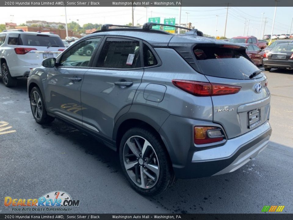 2020 Hyundai Kona Limited AWD Sonic Silver / Black Photo #6