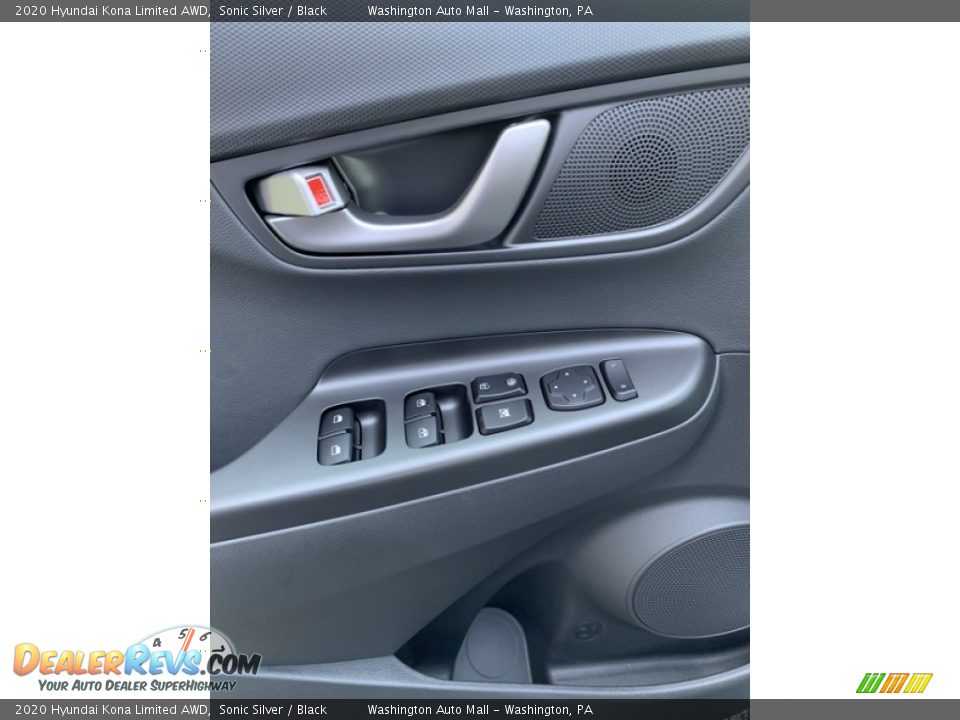 2020 Hyundai Kona Limited AWD Sonic Silver / Black Photo #12