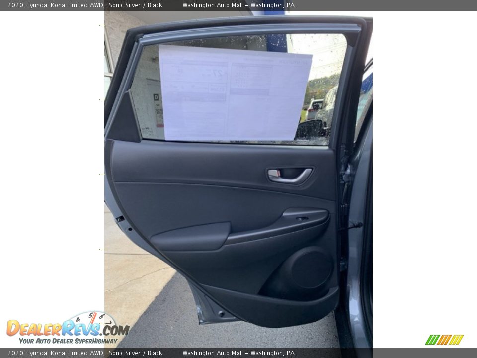 2020 Hyundai Kona Limited AWD Sonic Silver / Black Photo #17