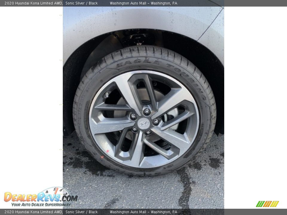 2020 Hyundai Kona Limited AWD Sonic Silver / Black Photo #31