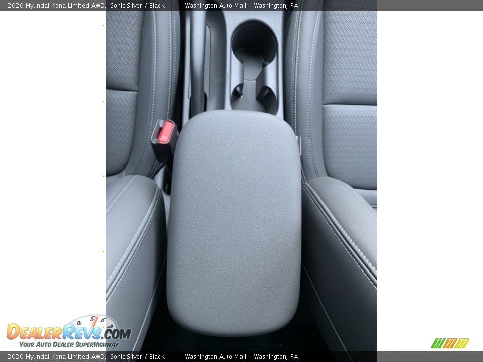2020 Hyundai Kona Limited AWD Sonic Silver / Black Photo #36