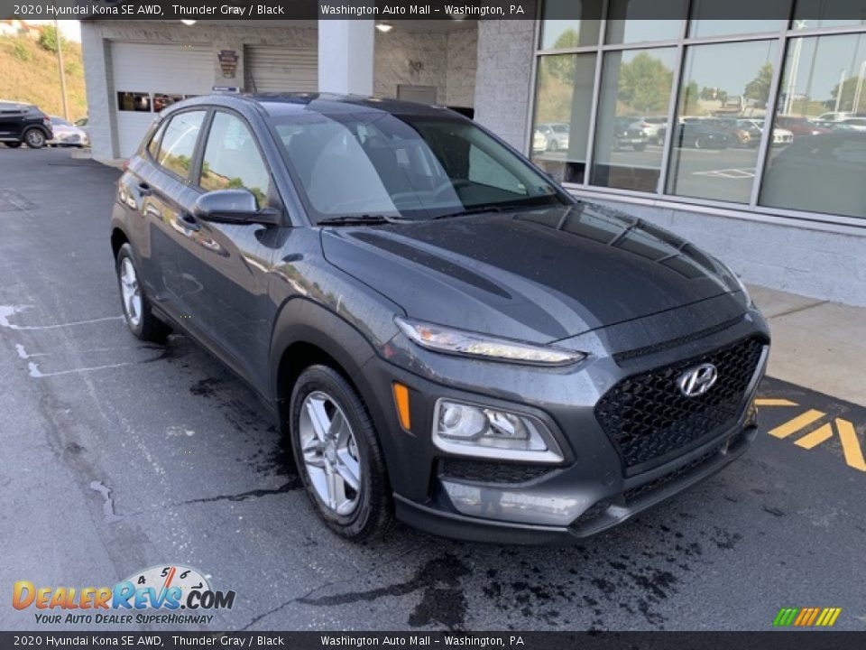 2020 Hyundai Kona SE AWD Thunder Gray / Black Photo #2