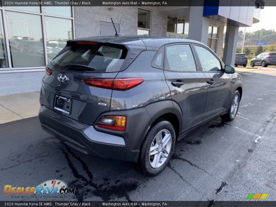 2020 Hyundai Kona SE AWD Thunder Gray / Black Photo #4