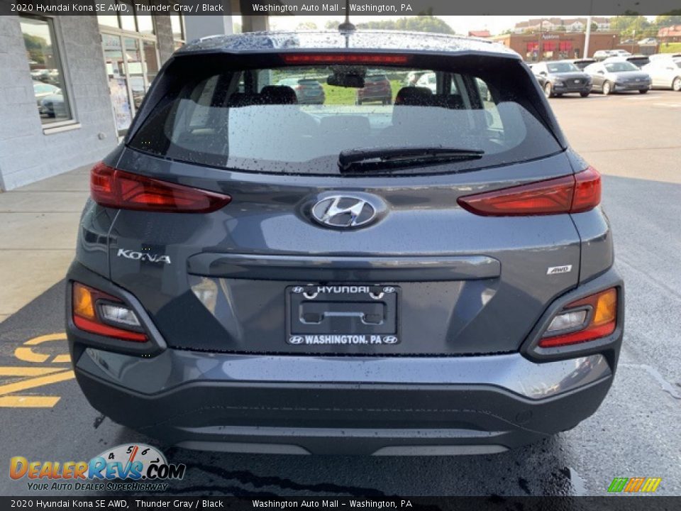 2020 Hyundai Kona SE AWD Thunder Gray / Black Photo #5