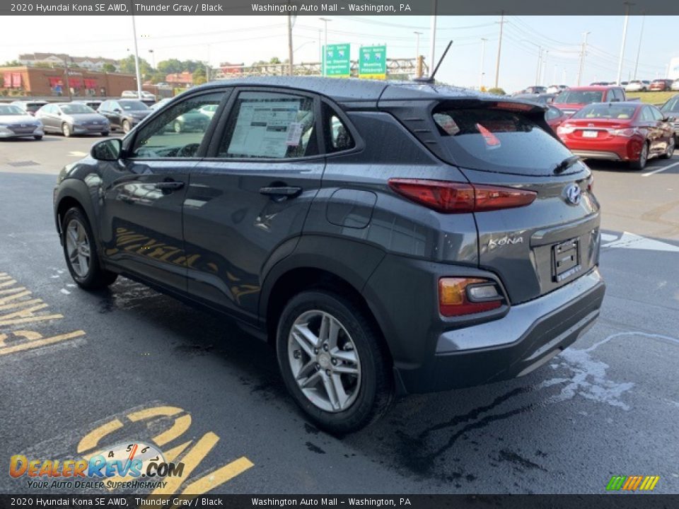 2020 Hyundai Kona SE AWD Thunder Gray / Black Photo #6