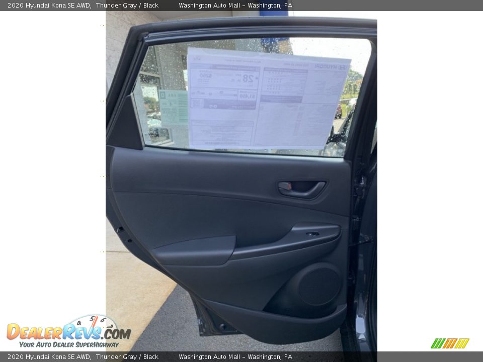2020 Hyundai Kona SE AWD Thunder Gray / Black Photo #17