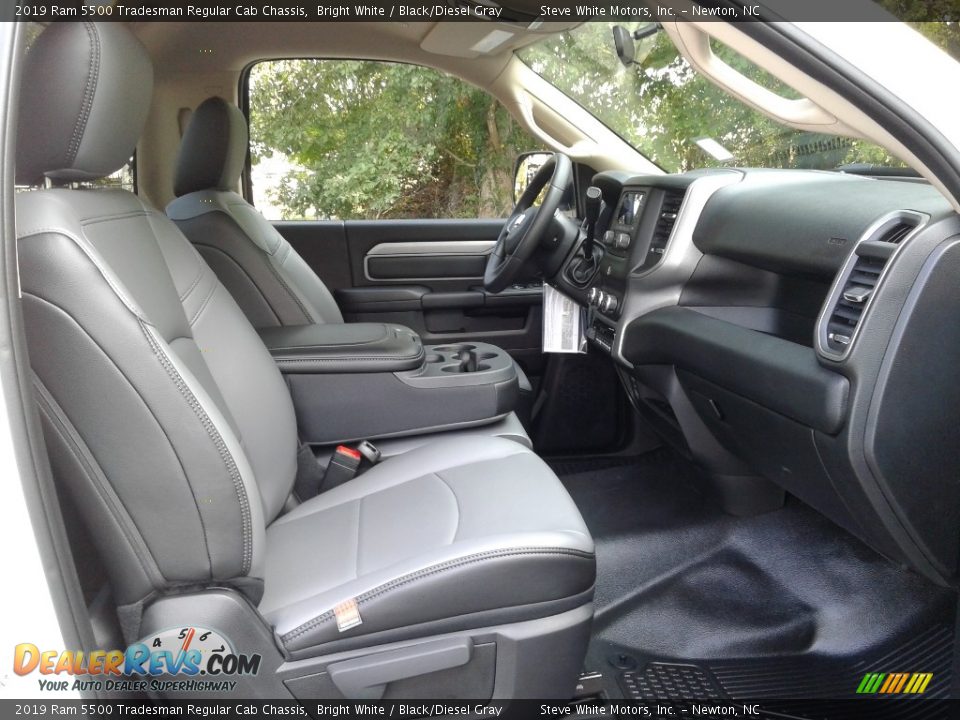 Black/Diesel Gray Interior - 2019 Ram 5500 Tradesman Regular Cab Chassis Photo #14