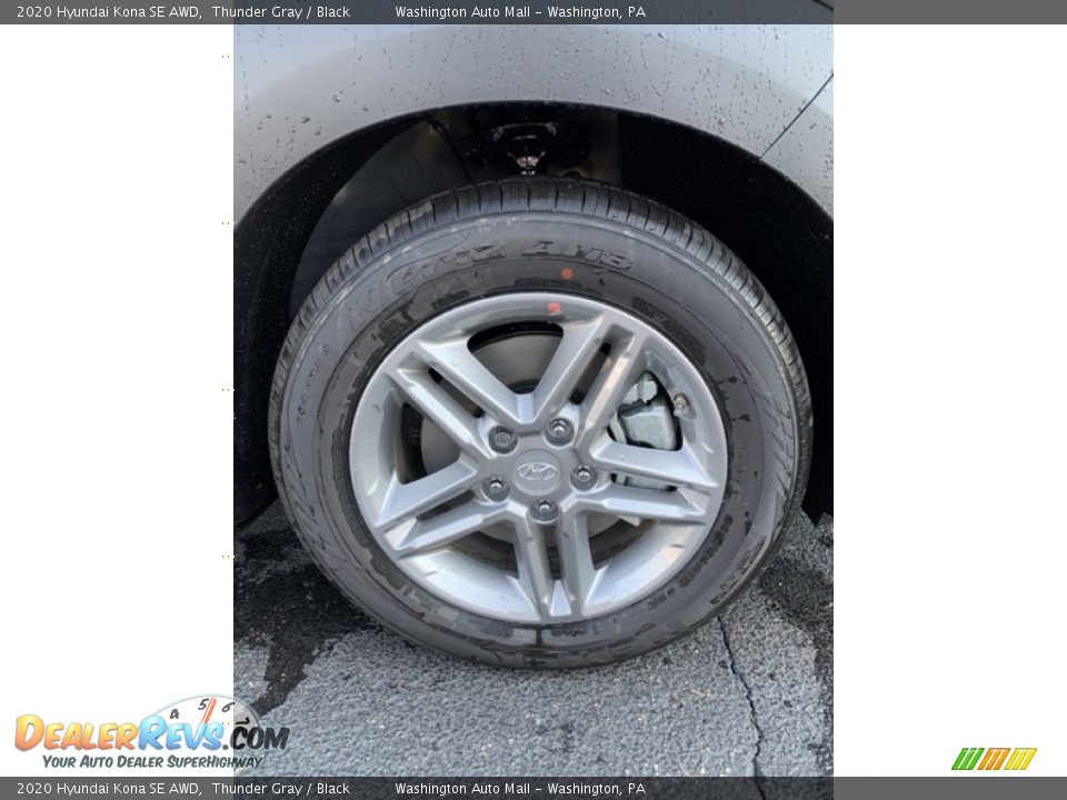 2020 Hyundai Kona SE AWD Thunder Gray / Black Photo #30