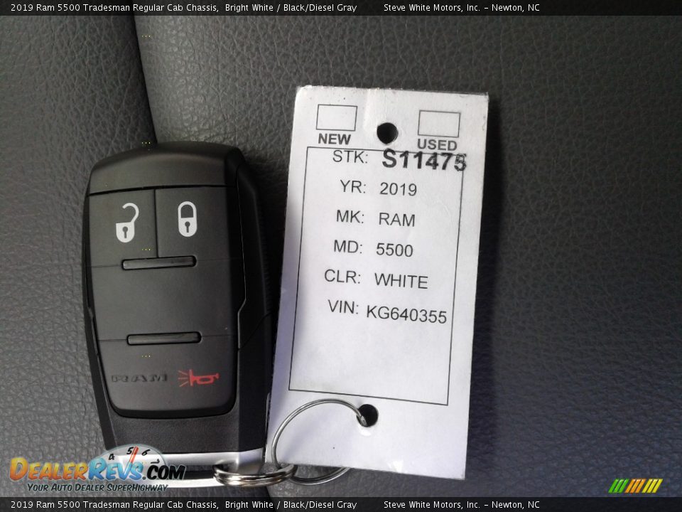 Keys of 2019 Ram 5500 Tradesman Regular Cab Chassis Photo #22
